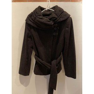 Zara Outerwear tweed Wool Coat